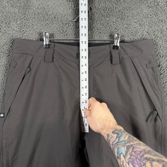 686 Snowboard Pants Mens Large Gray Standard Shell 5K Infidry Waterproof - Picture 14 of 16